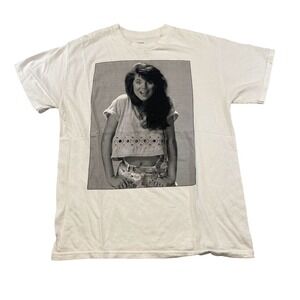 Saved By The Bell Woman Graphic Tee Thrifted Vintage Style Size M